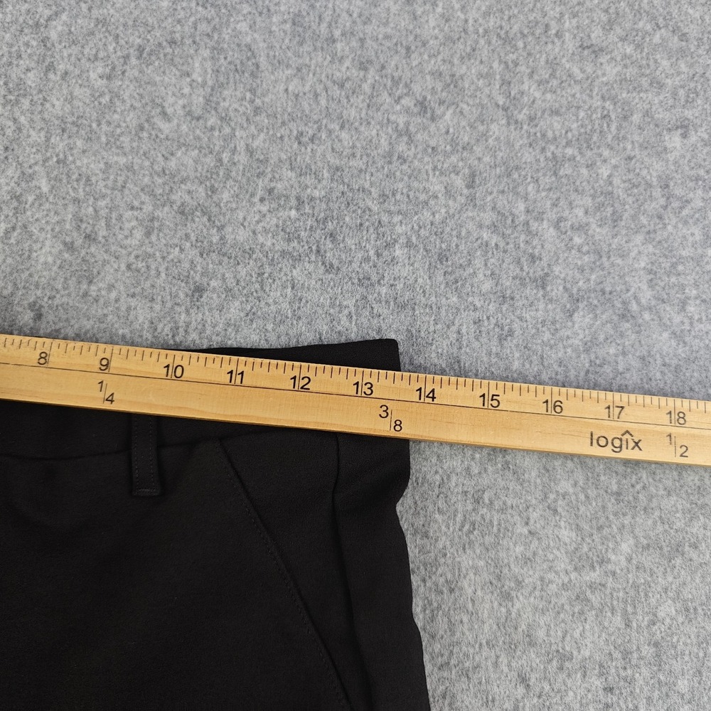 Quince Ultra Stretch Ponte Bootcut Pants Women's Small Black Pull On - Picture 5 of 10